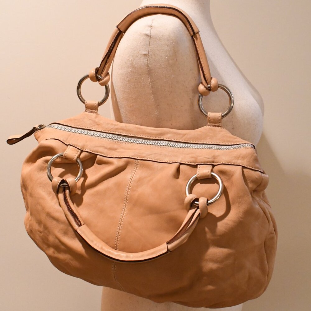 Taupe Mania 100% Italian Leather Shoulder bag